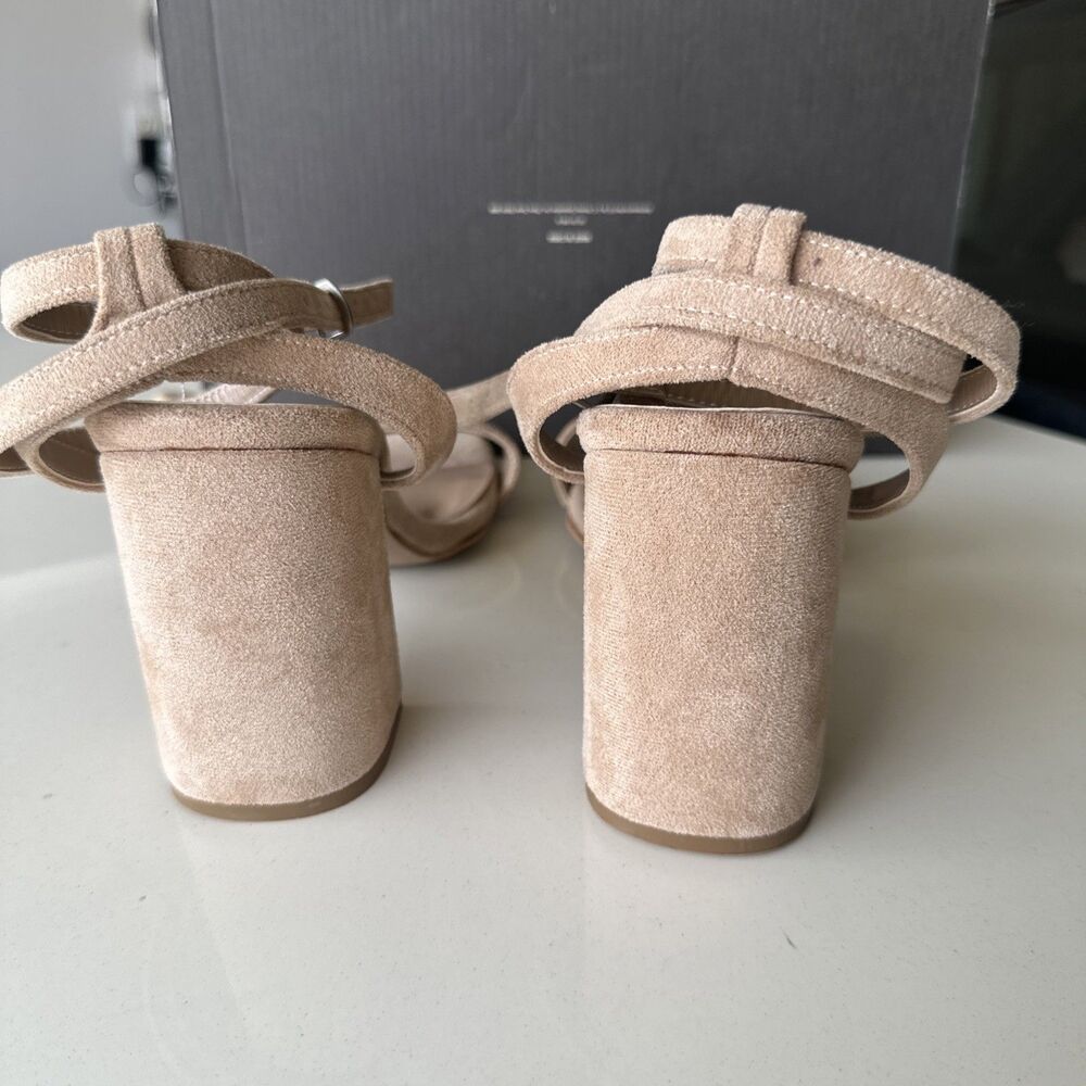 Boohoo Beige Rope Espadrille Sandals Size 41 US 10 Brand New Never Worn No Box - Picture 3 of 5
